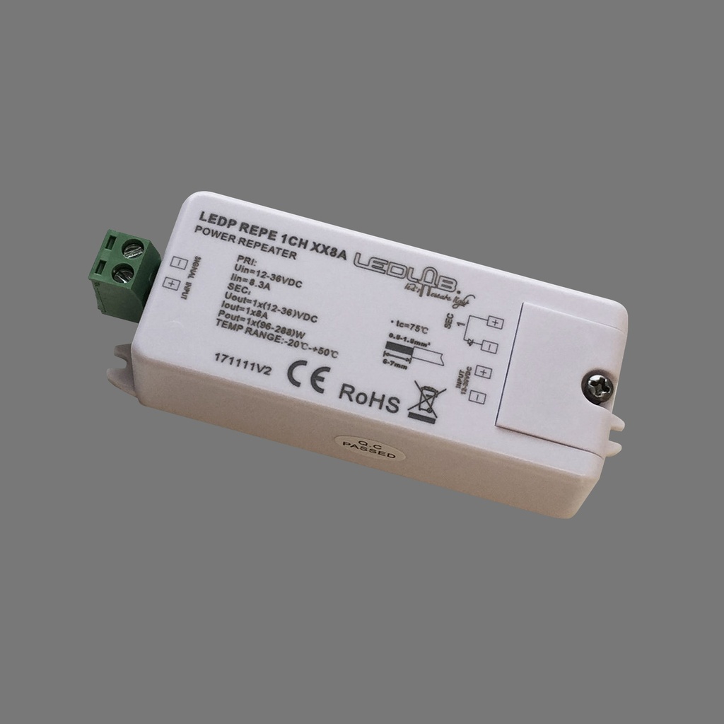 1 CHANNEL POWER REPEATER 8A
