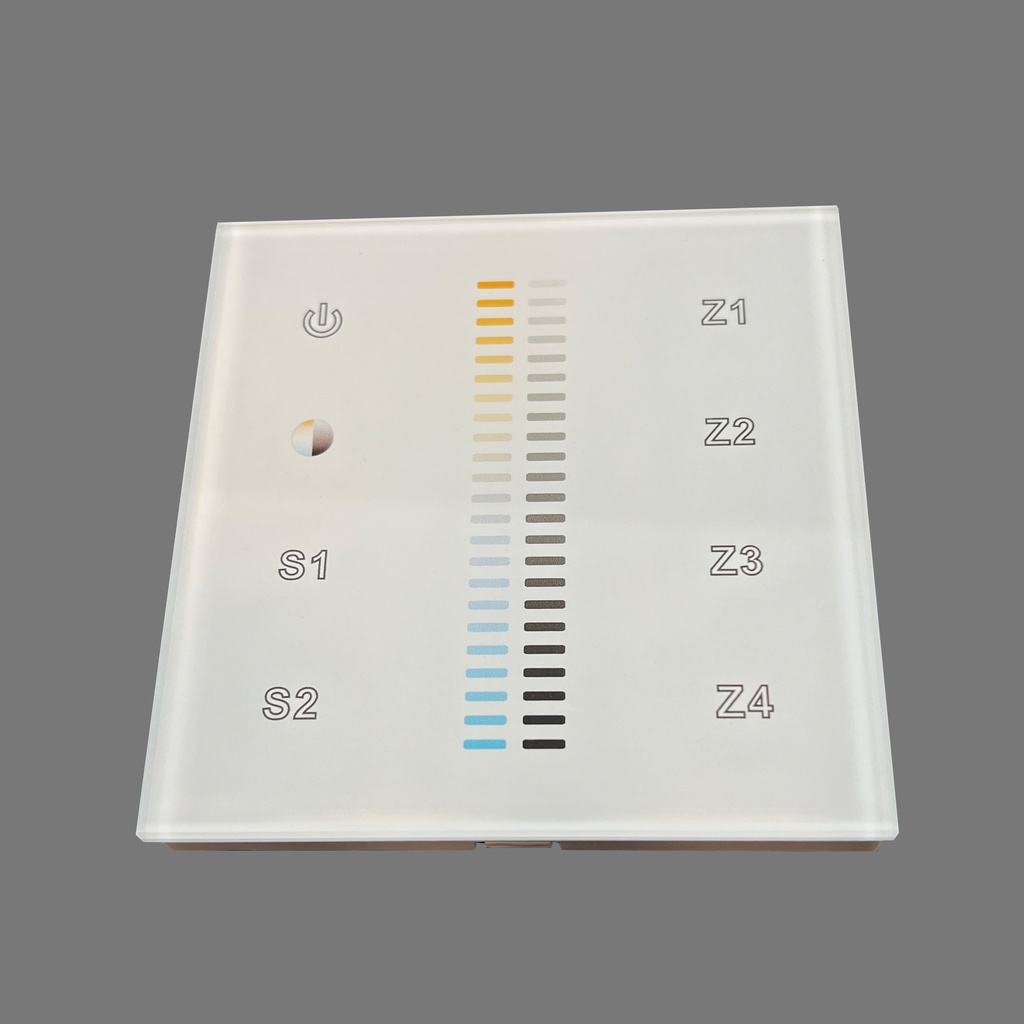 4 CHANNEL RGB+W RF CONTOLLER WALL MOUNTED (kopie)