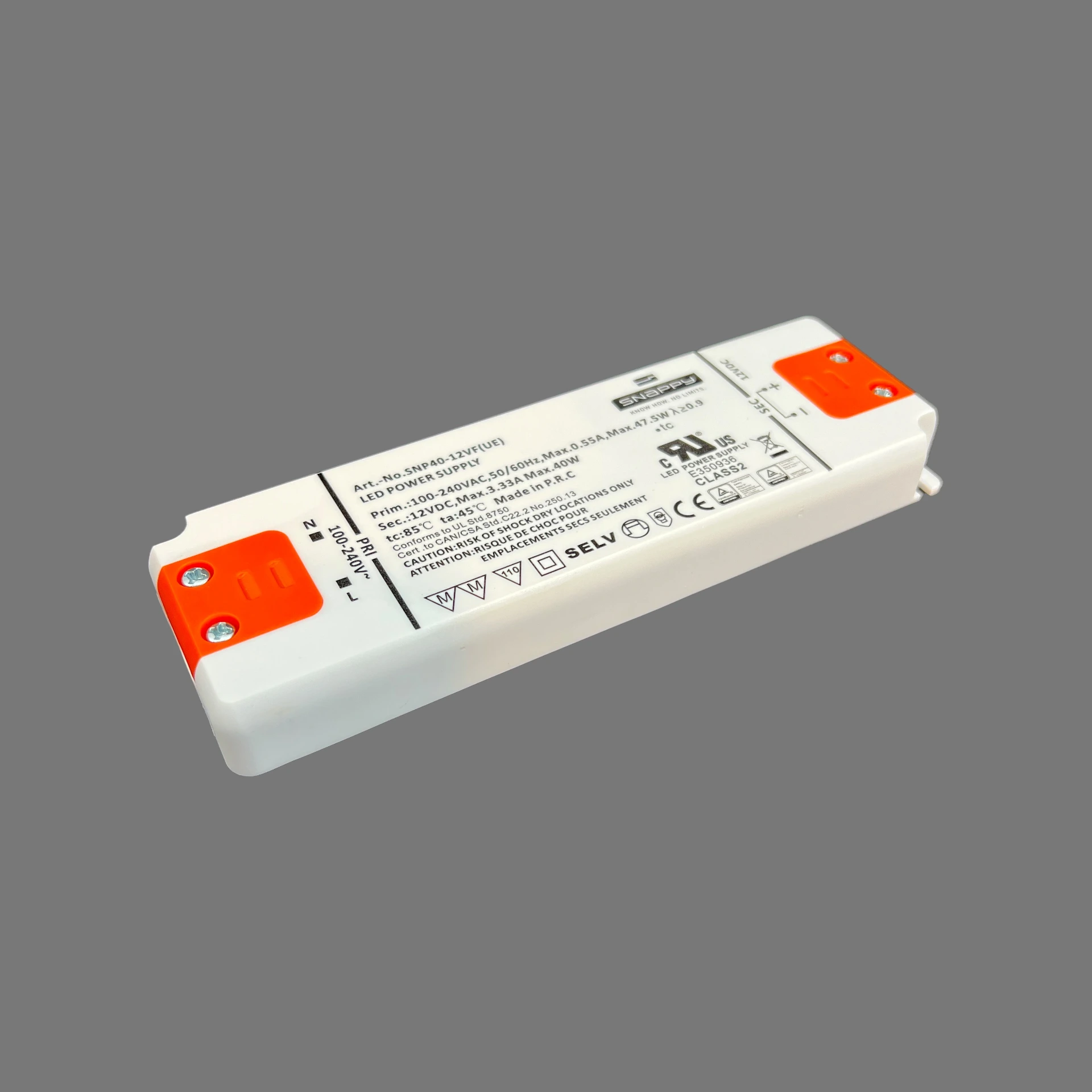 POWER SUPPLY 12VDC 40W